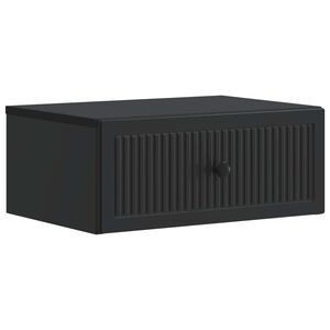 vidaXL &Scaron;alia lovos spintelė Juoda 49 x 34,5 x 20 cm Apdirbta mediena