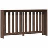 vidaXL Radiatoriaus uždangalas, rudas, 149x20x82cm, apdirbta mediena
