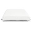 vidaXL Miegamoji pagalvė Paprastas Balta 30 x 50 x 9 cm