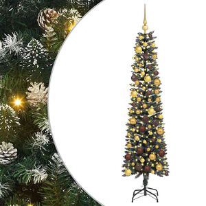 vidaXL Dirbtinė Kalėdų eglutė Žalia 180 cm PVC, plastikas ir plienas