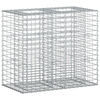 vidaXL Gabioninė pakelta lova 90 x 50 x 80 cm Galvanizuotas plienas