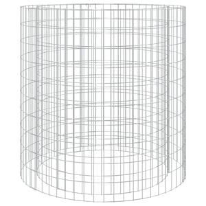vidaXL Gabiono laužavietė, 100cm skersmens, galvanizuota geležis