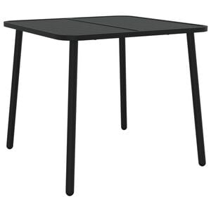vidaXL Sodo stalas, antracito spalvos, 80x80x71cm, plienas