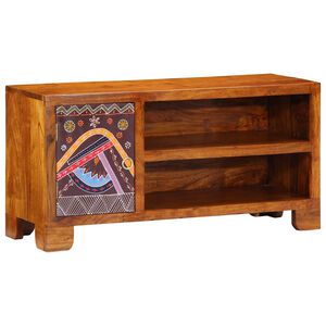 vidaXL TV Spintelė Daugiaspalvė 90x30x45 Akacijos masyvo