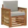 vidaXL Lauko Vidurinis Sofa Natūrali