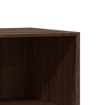 vidaXL Drabužių spinta, ruda ąžuolo, 77x48x102cm, apdirbta mediena