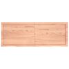 vidaXL Vonios stalviršis, šviesiai rudas, 140x50x(2-6)cm, mediena