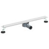 vidaXL 360&deg; Du&scaron;o Nutekėjimas su Plonu Modeliu Sidabrinė 70 cm
