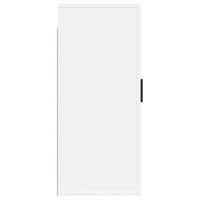 vidaXL Sieninė televizoriaus spintelė, balta, 40x34,5x80cm
