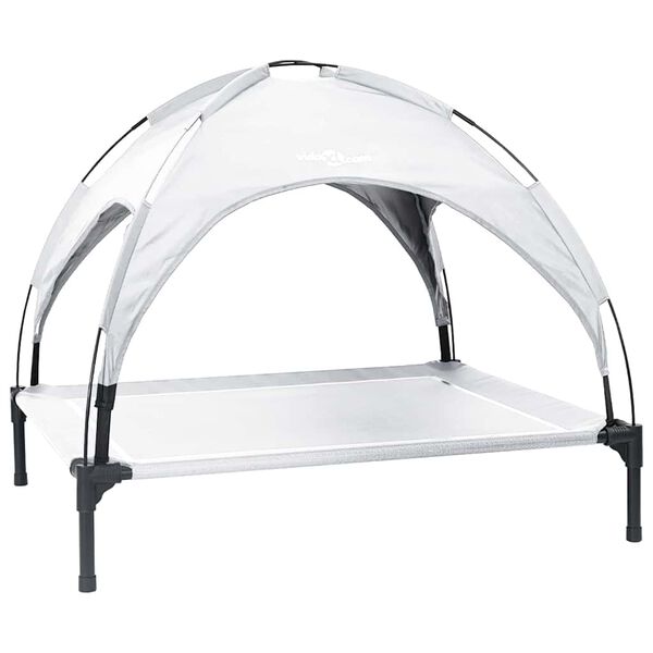 vidaXL Šuo Lova Sidabrinė Pilka 90 x 81 x 80,5 cm Plienas