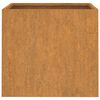 vidaXL Loveliai, 2vnt., 42x40x39cm, Corten plienas