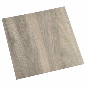 vidaXL Savesiūnančių Grindų Plok&scaron;tės Juodas ir Medinis 30,5 x 30,5 cm