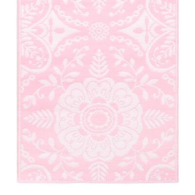 vidaXL Lauko kilimas, rožinės spalvos, 80x150cm, PP