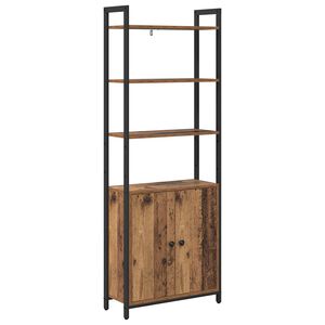 vidaXL Knygų spinta 6 auk&scaron;tų 60 x 24 x 161 cm Apdirbta mediena