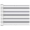 vidaXL Balkono Ekranas &Scaron;viesiai pilka ir balta. 75 x 700 cm