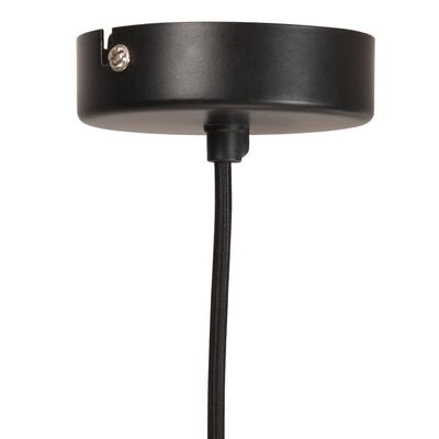 vidaXL Pakabinamas šviestuvas, juodas, 28,5cm, 25W, apskritas, E27