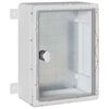 vidaXL Control Cabinet Pilka 32 x 13 x 33 cm ABS plastikas
