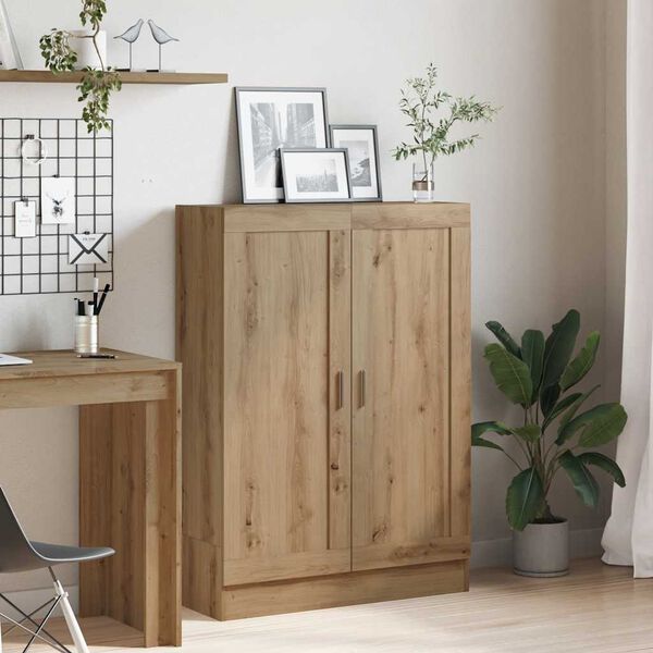 vidaXL Spintelė knygoms, artisano ąžuolo, 82,5x30,5x115cm, mediena