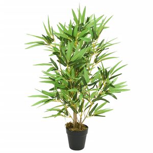 vidaXL Dirbtinis bambukas, žalios spalvos, 80cm, 368 lapai