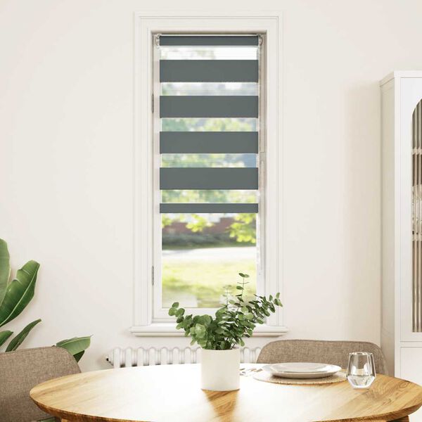 vidaXL zebrinės žaliuzės 45x150 cm audinio plotis 40,9 cm poliesteris