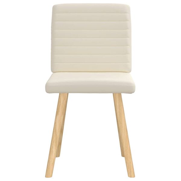 vidaXL Valgomojo kėdės, 2vnt., linas