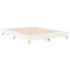 vidaXL Lovos rėmas 2 pcs Balta 152 x 203 cm Apdirbta mediena