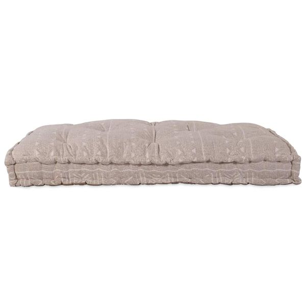 vidaXL Sofos pagalvė &Scaron;viesiai rudas 120 x 80 x 12 cm audinys