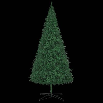 vidaXL Dirbtinė apšviesta Kalėdų eglutė, žalios spalvos, 400cm