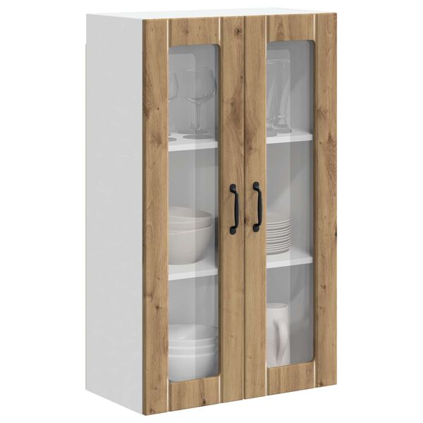 vidaXL Virtuvės sieninė spintelė Amatininkų ąžuolas 60 x 31 x 100 cm