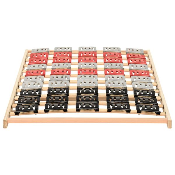 vidaXL Grotelės lovai su 12 lentjuosčių ir atramomis, 80x200cm