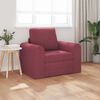 vidaXL Sofa lova Vyno raudona 98 x 71 x 83 cm audinys