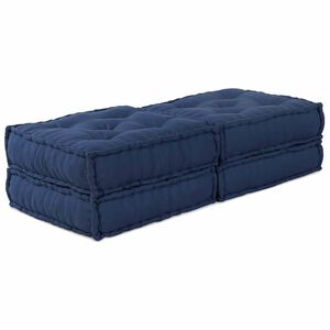 vidaXL Modulinė sofa 2 vnt. Audinys Indigo 140 x 70 x 36 cm