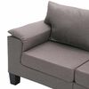 vidaXL Sofa Taupe Trivietės audinys