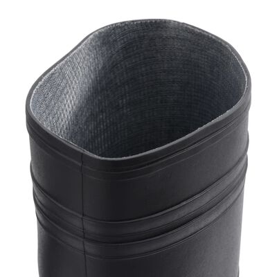 vidaXL Guminiai batai, juodos spalvos, PVC, 38 dydžio