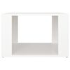 vidaXL Naktinis staliukas, baltas, 57x55x36cm, apdirbta mediena