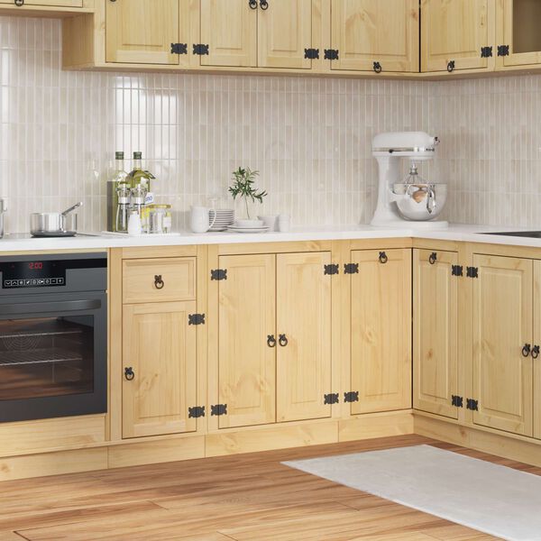 vidaXL Spintelė su stalčiais su lentyna Medus 60 x 46 x 81,5 cm