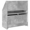 vidaXL Vaikų knygų lentyna su stalčių Betono pilka 60 x 29,5 x 69 cm