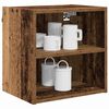 vidaXL Pakabinama spintelė su saugykla Senas medis 40 x 29,5 x 40 cm