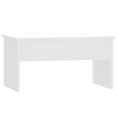 vidaXL Kavos staliukas, baltas, 80x50,5x41,5cm, apdirbta mediena