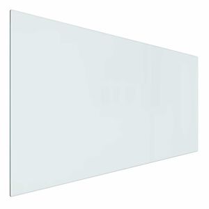 vidaXL Židinio stiklo plok&scaron;tė Skaidrus 100 x 50 cm Stiklas