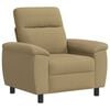 vidaXL Sofa &Scaron;viesiai rudas 95 x 90 x 95 cm Audinys