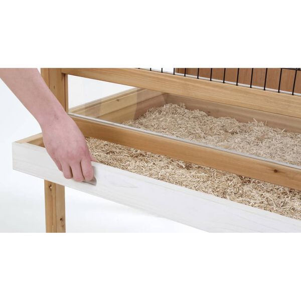 Kerbl Mažų gyvūnų narvas Indoor Deluxe, 115 x 60 x 92,5 cm, mediena