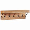vidaXL Paltas Ruda 73 x 19 x 23 cm Akacijos medienos masyvas