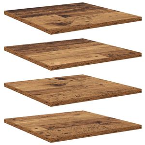 vidaXL Knygų lentyna 3 auk&scaron;tų 4 vnt. 40 x 40 x 1,5 cm Apdirbta mediena