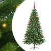 vidaXL Kalėdų eglutė su 150 LED s stovu Žalia 150 cm PE