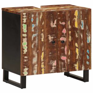 vidaXL Praustuvo spintelė, 62x33x58cm, perdirbta ir apdirbta mediena