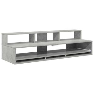 vidaXL Studijos stalas Betono pilka 110 x 42,5 x 36 cm