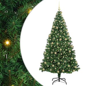 vidaXL Kalėdų eglutė su LED lemputėmis 180 cm 300 LED &Scaron;ilta balta