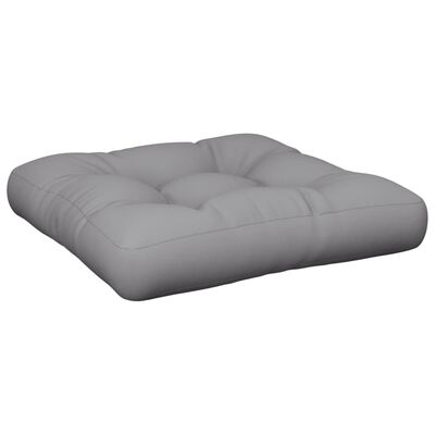 vidaXL Palečių pagalvėlės, 2vnt., pilkos spalvos, audinys