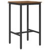 vidaXL Baro stalas 52 x 52 x 110 cm Apdirbta mediena Stačiakampio
